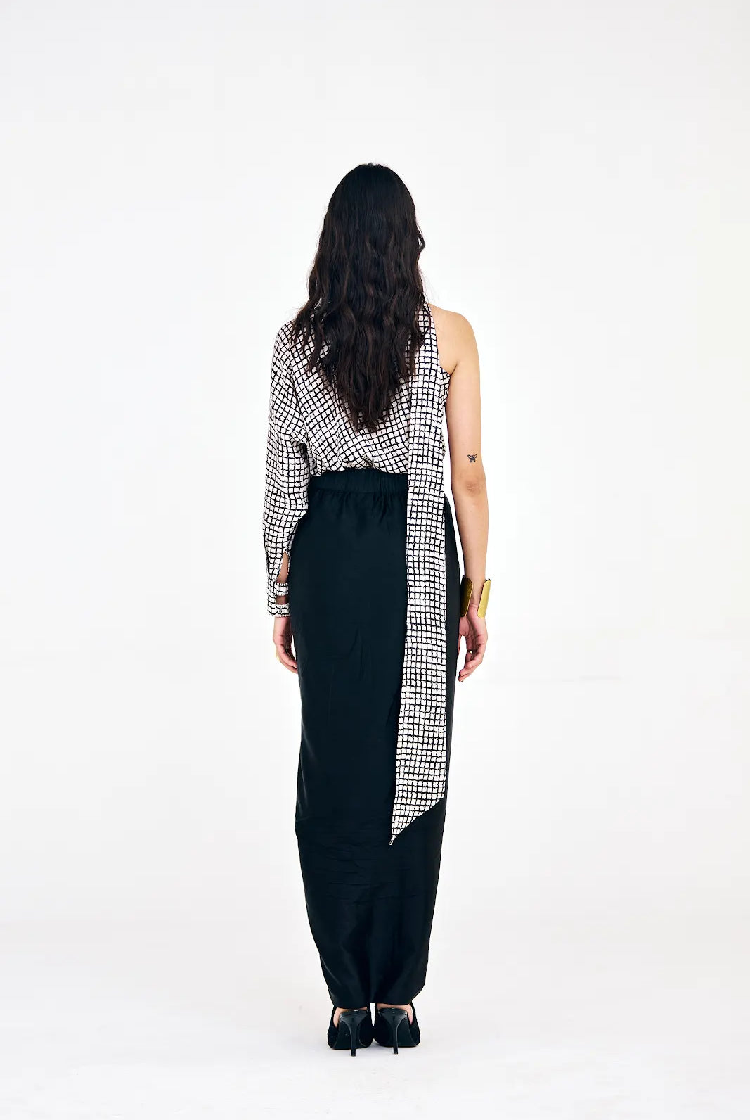 Versatile cotton satin outfit styled together or as separates