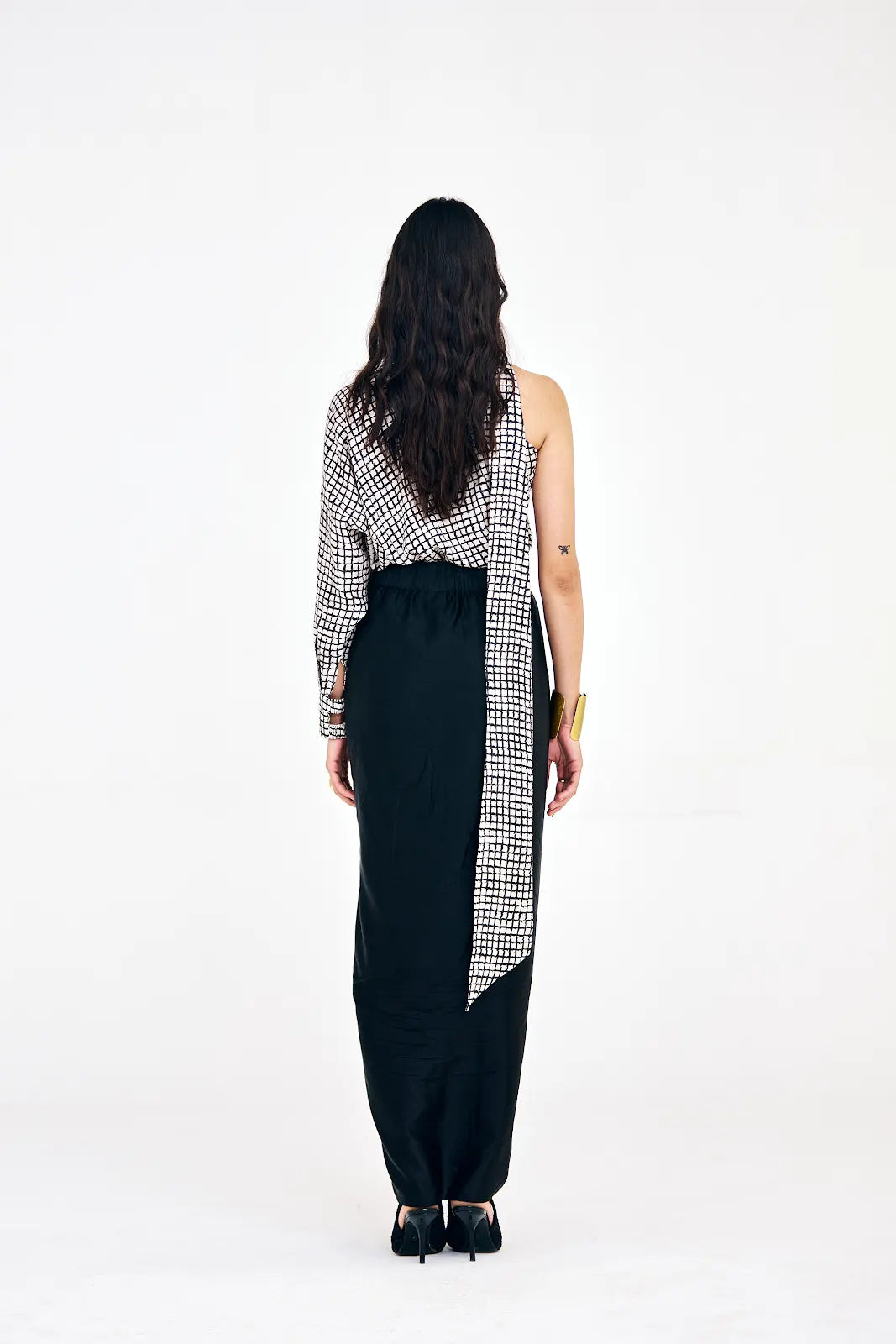 Versatile cotton satin outfit styled together or as separates