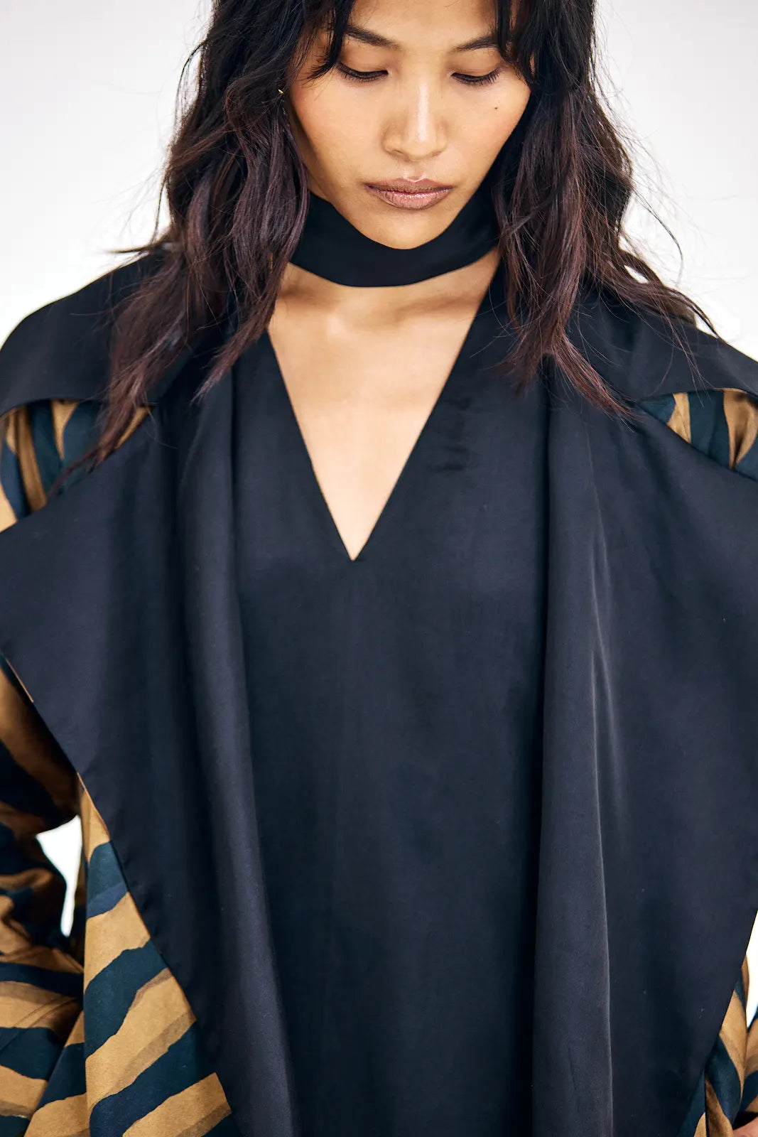 Versatile cotton satin co-ord outfit designed for day-to-night styling