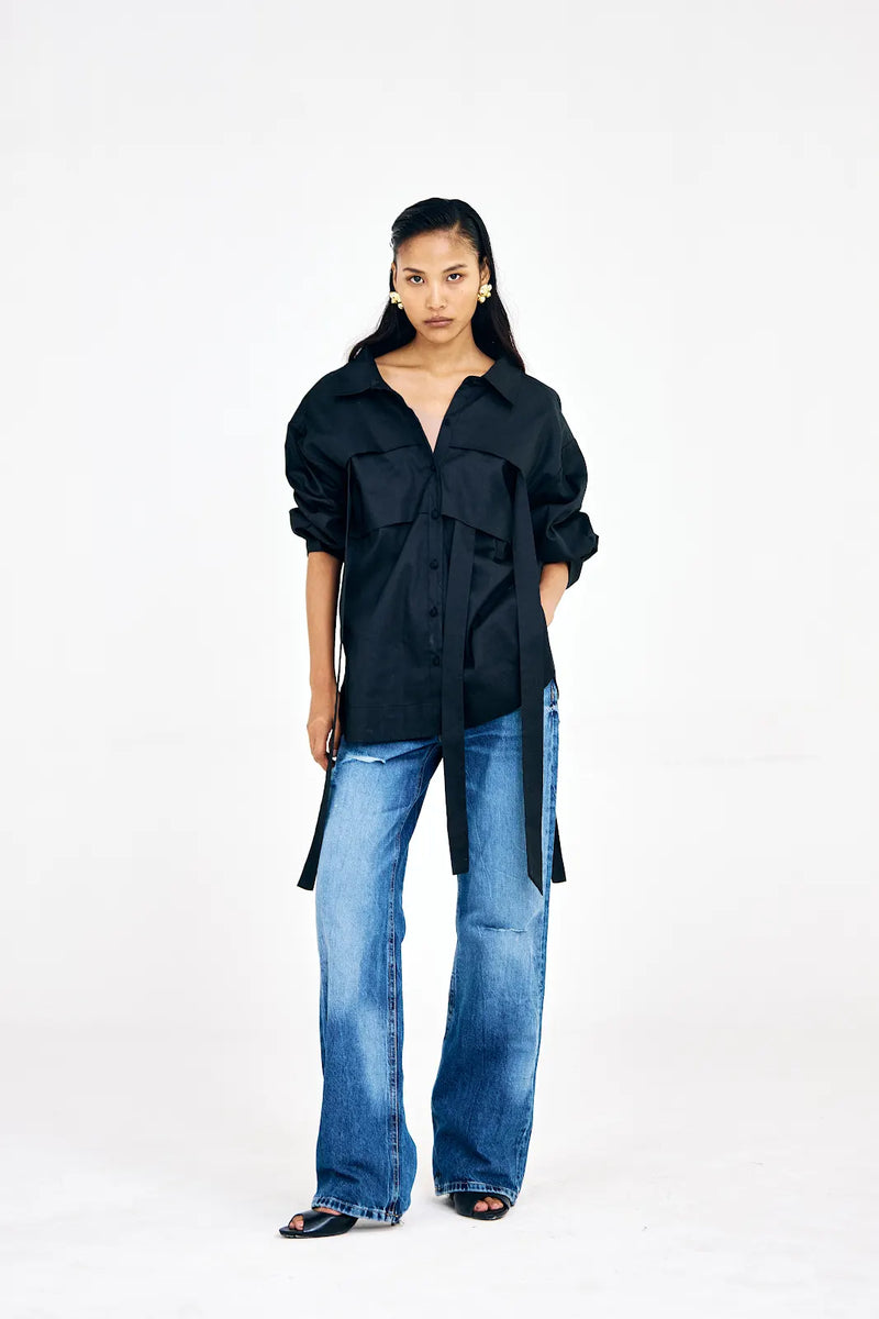 ZARA SHIRT BLACK – Nouria