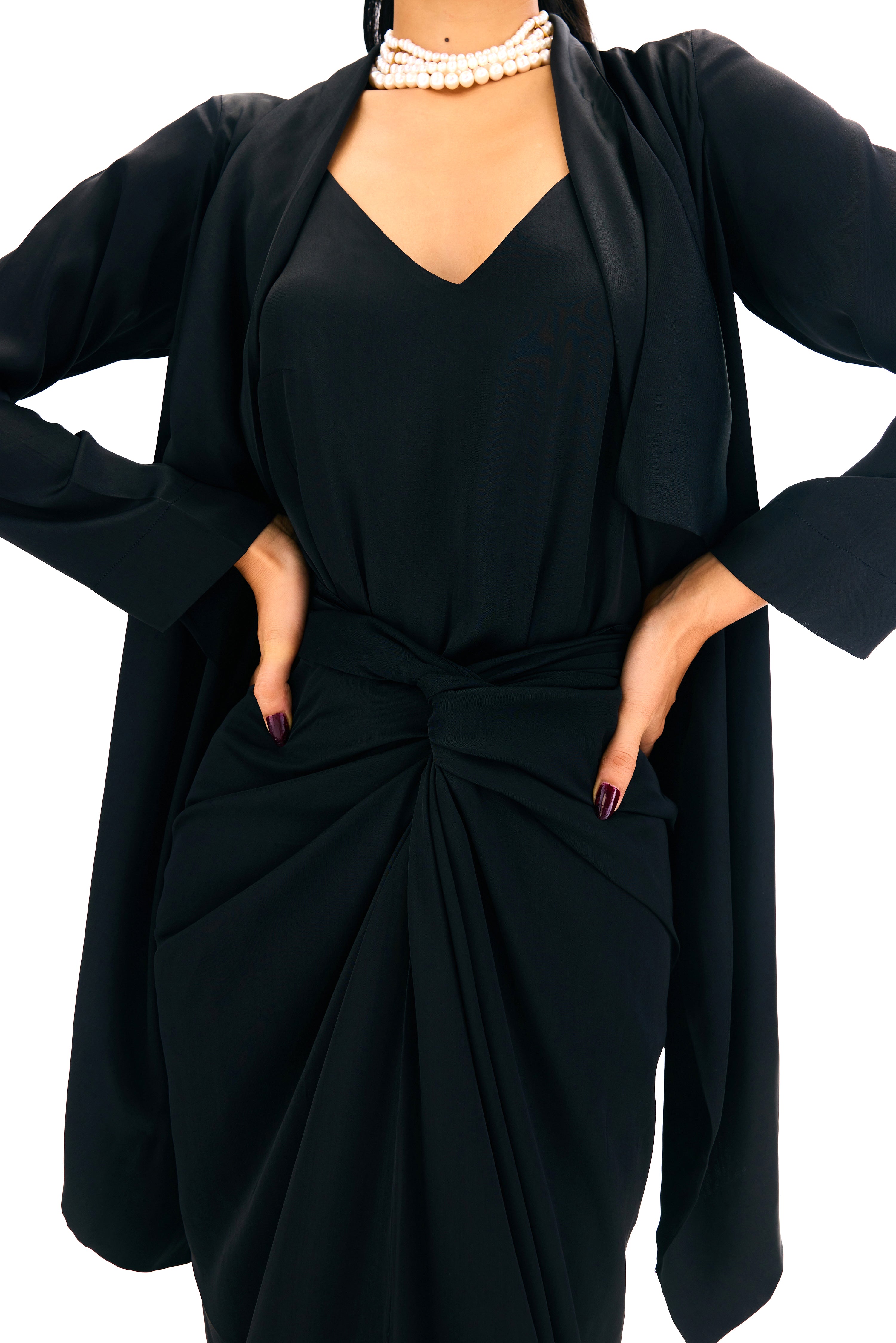 Multiway tie-up dress designed to flatter all body silhouettes