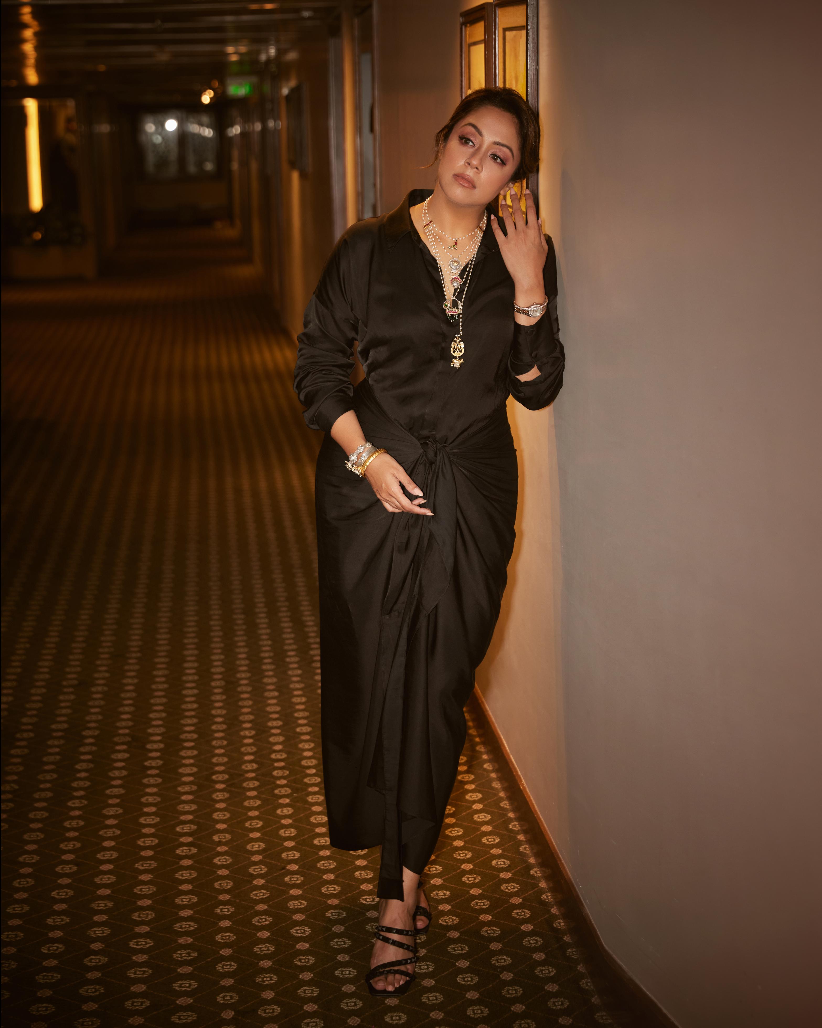 Versatile shirt and wrap skirt outfit styled together or separately