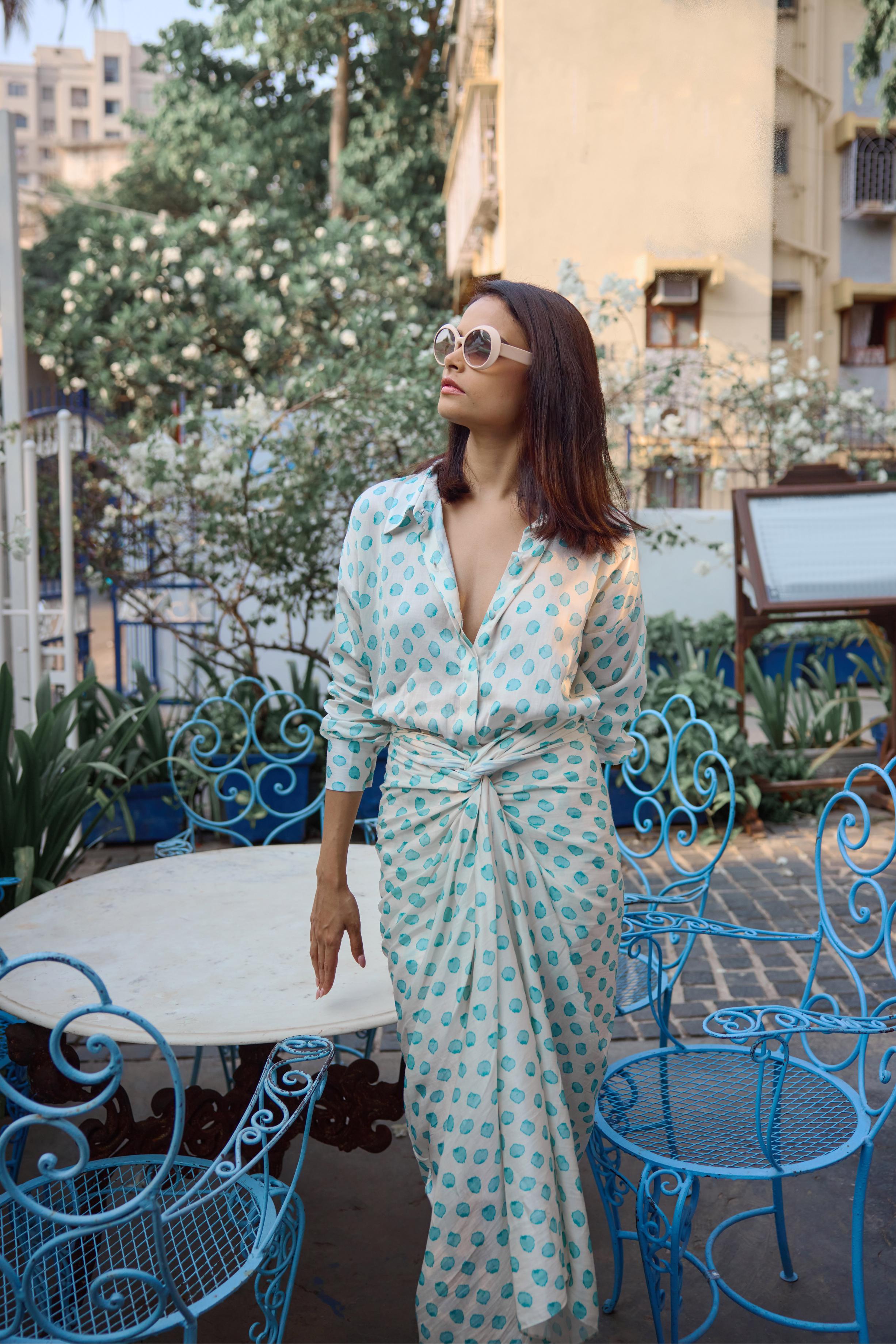 Elevated essential co-ord set with fluid cotton modal satin drape