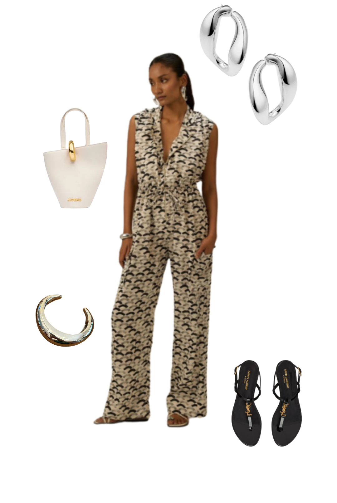 accessories to wear with jumpsuit designer