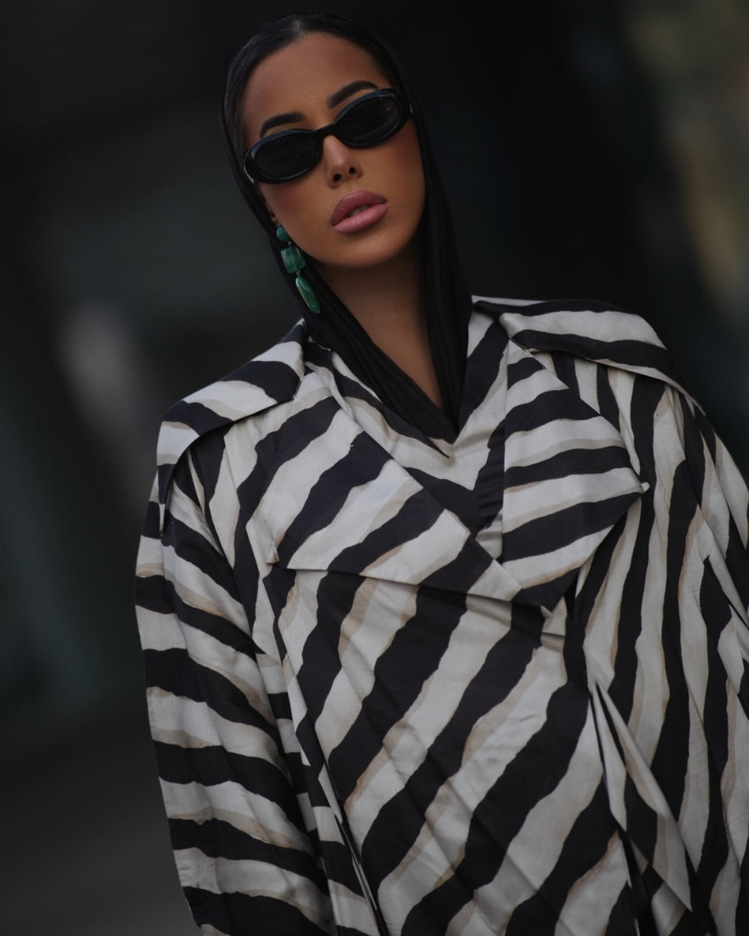 Relaxed-fit cotton satin co-ord set designed for versatile layering