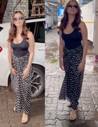 Nouria cotton silk sarong skirt with multiway tie-up styling