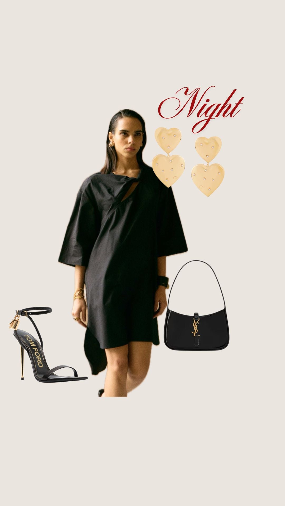 Women’s minimalist short dress with relaxed silhouette