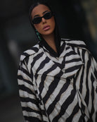 Relaxed-fit cotton satin co-ord set designed for versatile layering