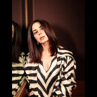 Statement fall co-ord set blending sharp tailoring and playful ease